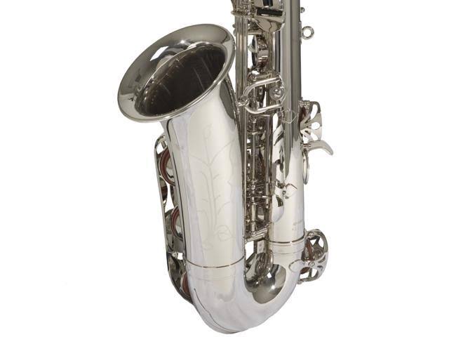 Nickel Plated E Flat Alto Saxophone with Case and Mouthpiece K623564