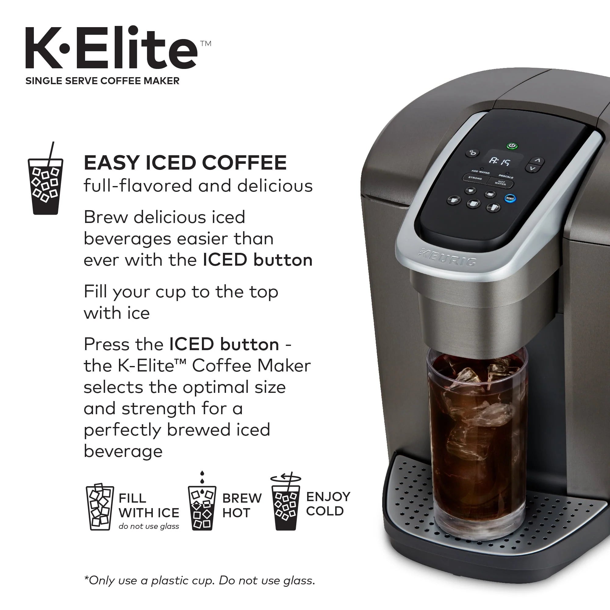 Brushed Silver Single-Serve K-Cup Pod Coffee Maker T922