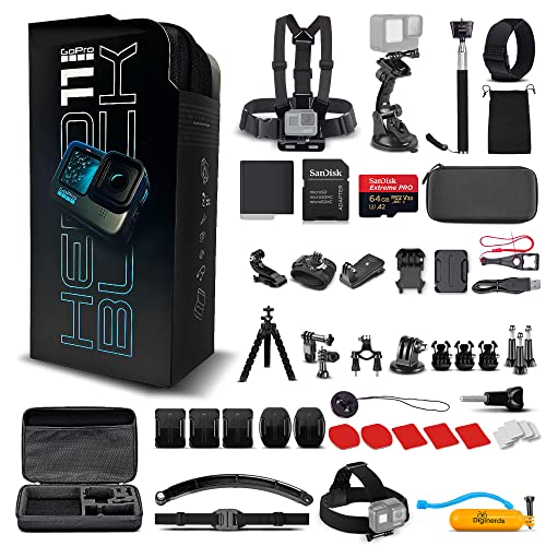 64GB Action Camera with 50 Piece Accessory Kit L47110