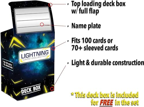 100 Pokemon Card Lot with Deck Box B818