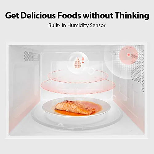 Smart Countertop Microwave Oven, 1100W, 1.3 Cu.ft, Stainless Steel T8166