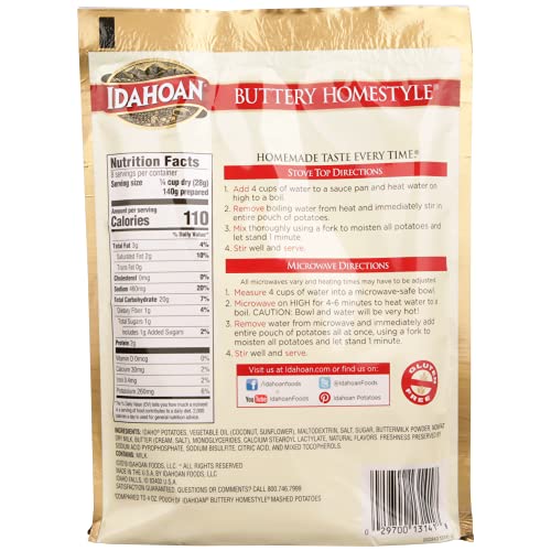 8oz Pack of 8 Mashed Potatoes R663