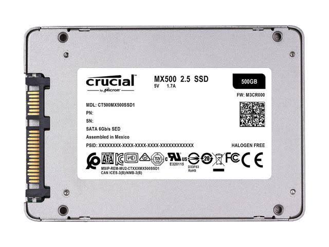 500GB 3D NAND SATA 2.5 Internal SSD W74081