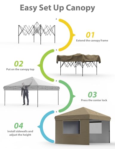 Black Pop Up Canopy with Portable Roller Bag C9959