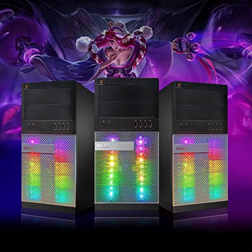 RGB Gaming Desktop PC, Intel I7 3.4Ghz, GeForce GTX 1660 Super 6G GDDR6, 32G Memory, 512G SSD, 3T, WiFi, BT 5.0, RGB Keyboard & Mouse, W10P64 (Renewed) C6228