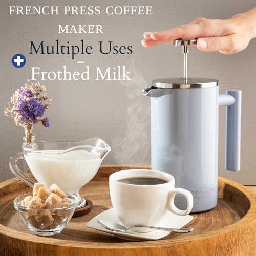 27 Oz Stainless Steel French Press Coffee Maker O613021