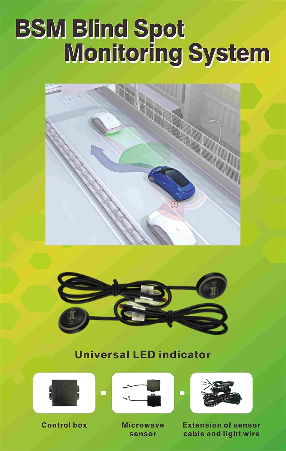 24GHZ Microwave Radar Blind Spot Detection System S55234