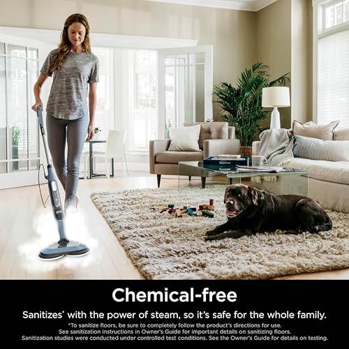 All-in-One Hard Floor Steam Mop with 3 Steam Modes & LED Headlights Y487426