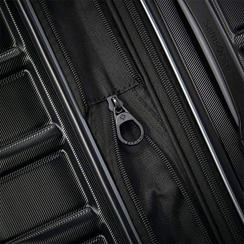 Midnight Black 2-Piece Hardside Expandable Luggage Set T182
