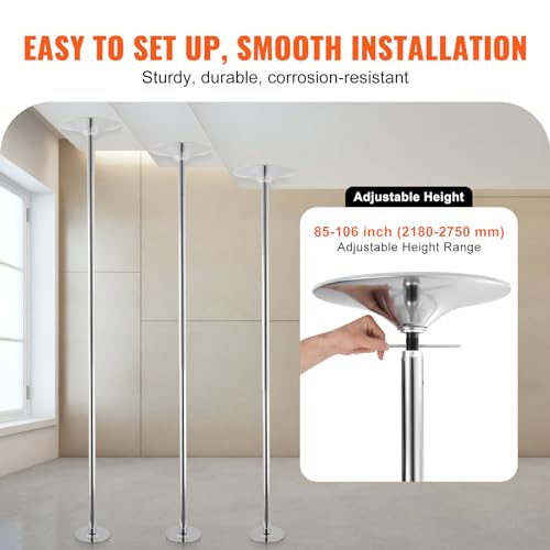 Stainless Steel Spinning Static Dancing Pole Z762513