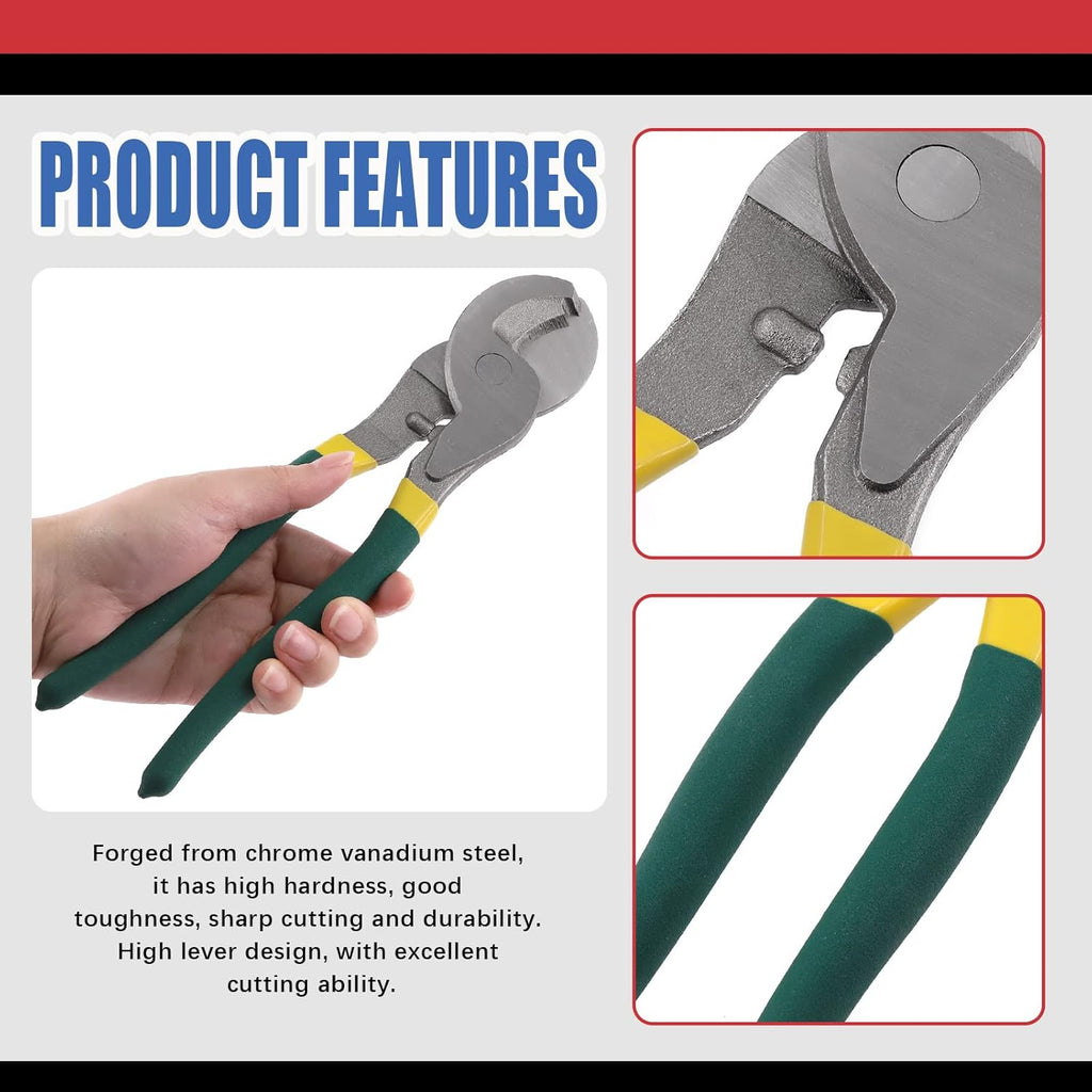 4Pcs 6 8 10 Inch Stainless Steel Cable Cutters with Storage Pouch T120