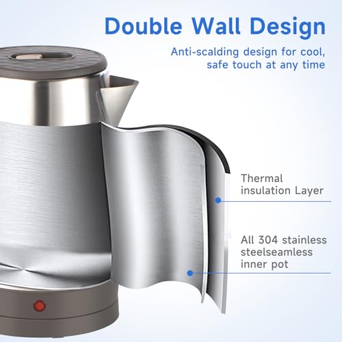 0.8L Stainless Steel Electric Tea Kettle B7885
