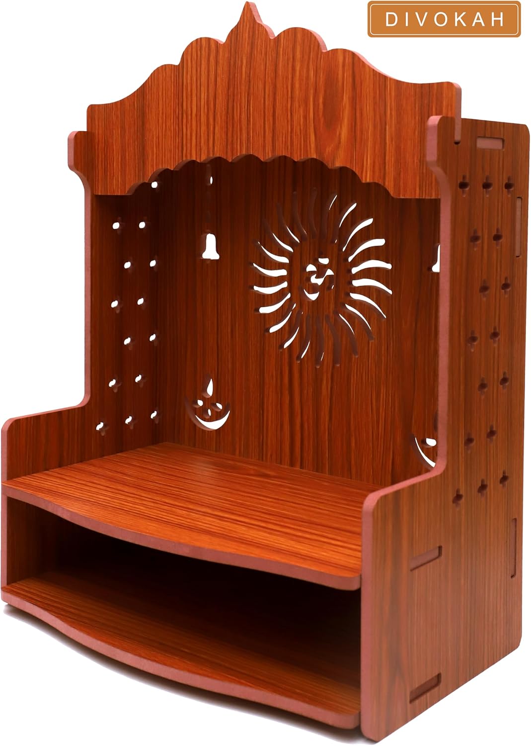 Mdf Wooden Wall Mounted Temple C72732