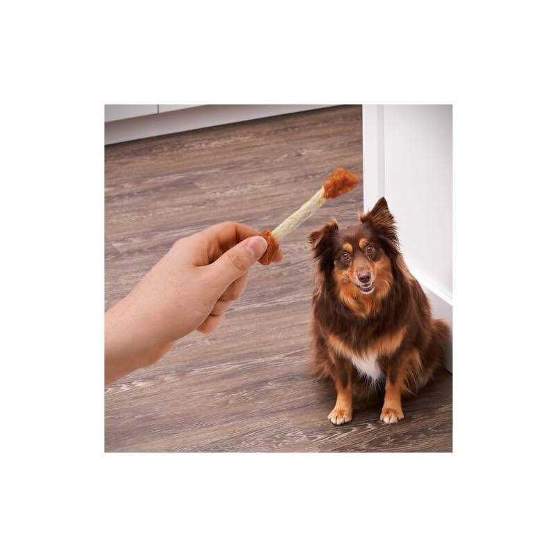 Beefhide Coated Munchy Sticks Chicken Recipe Dry Training Treats for Dog D283