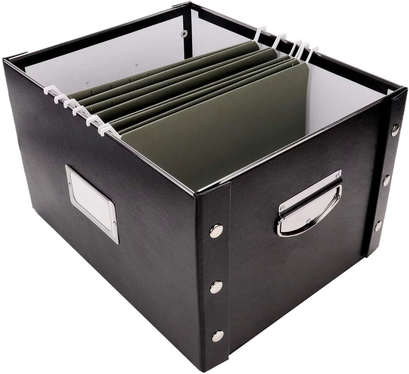 Black 2 PK Letter Legal File Box A64147