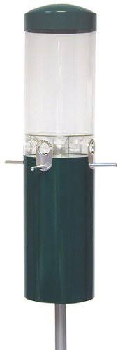 Green Classic Pole Mount Wild Bird Feeder K1987