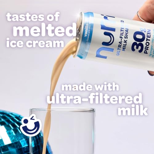 Vanilla 11 fl oz 12 Cans Lactose Free Low Sugar 150 Calories 30g Protein Ultra Filtered Milk Shake H812845