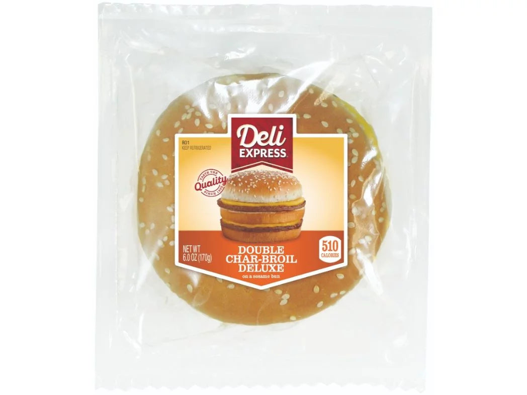 Double Char Broil Deluxe Sandwich 6oz (PACK OF 8) C42014