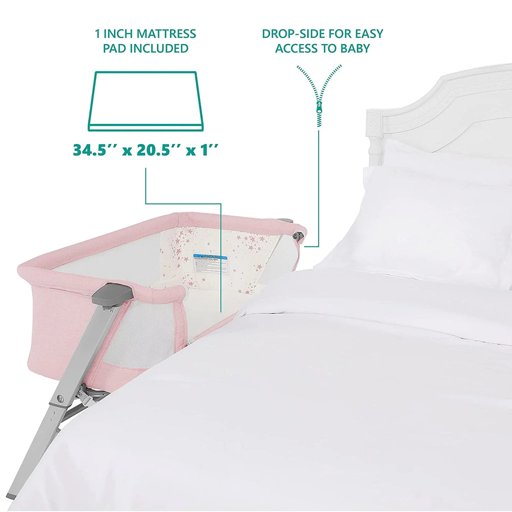Pink Portable Baby Bassinet H724