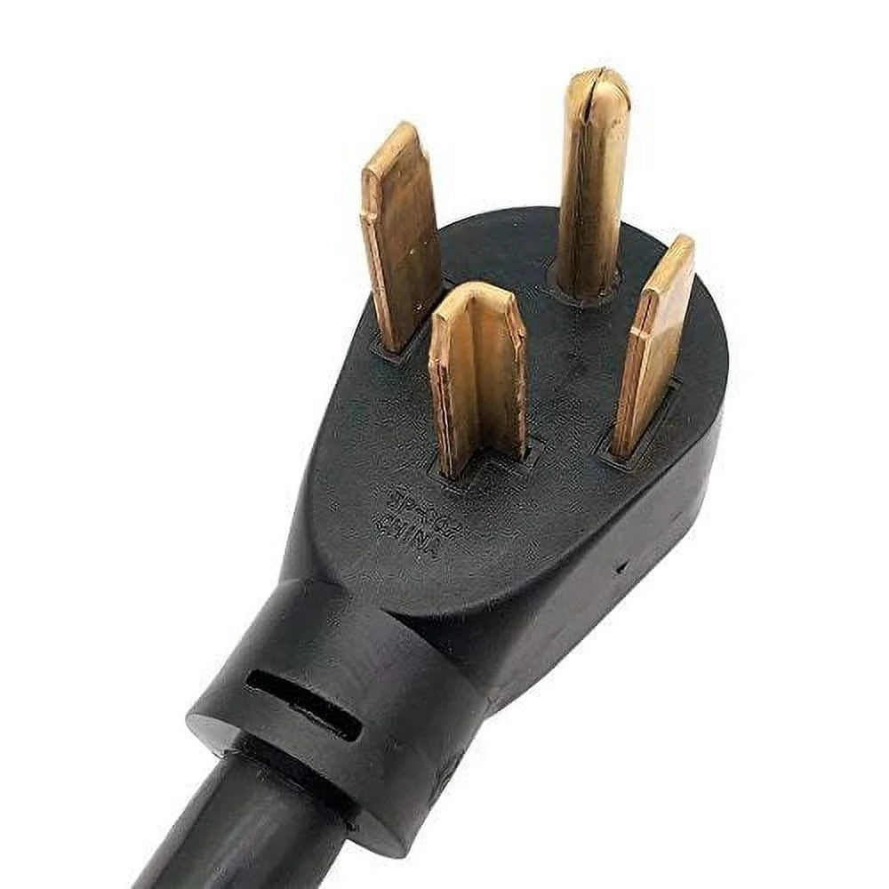 Dryer Splitter, NEMA 14-30 Male Plug to 14-30 & 10-30 Female Receptacle, 4-Prong 30 AMP Y Adapter Cord S8252