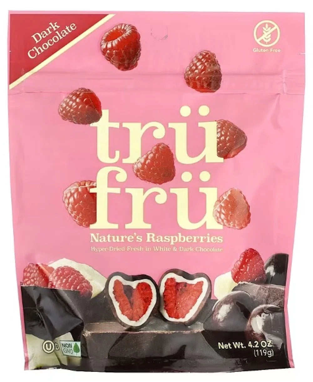 Dark Chocolate Dipped Freeze-Dried Raspberries, 4.2oz (Pack of 12) J789528