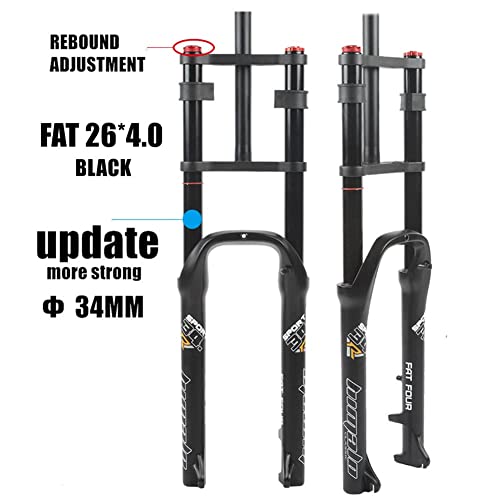 26 Inch Double Shoulder Air Fork 140mm Travel Disc Brake E2531