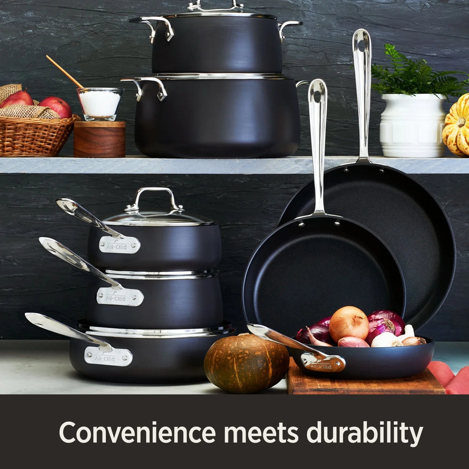 12-Inch Hard Anodized Nonstick Fry Pan with lid B150