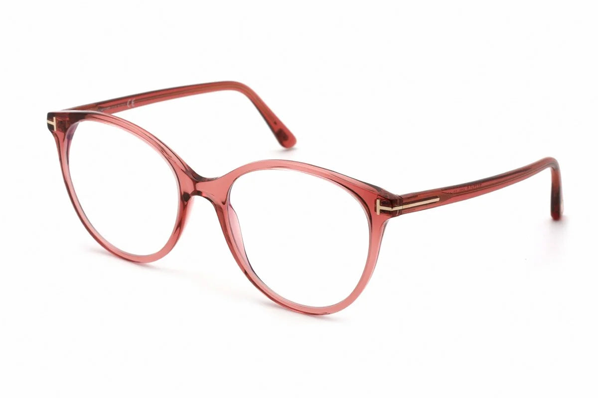 Shiny Transparent Antique Rose Eyeglasses V497
