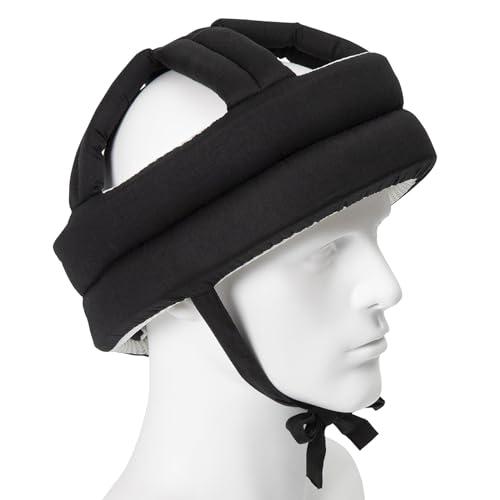 Soft Head Protection Bonnet with Chin Strap L3485