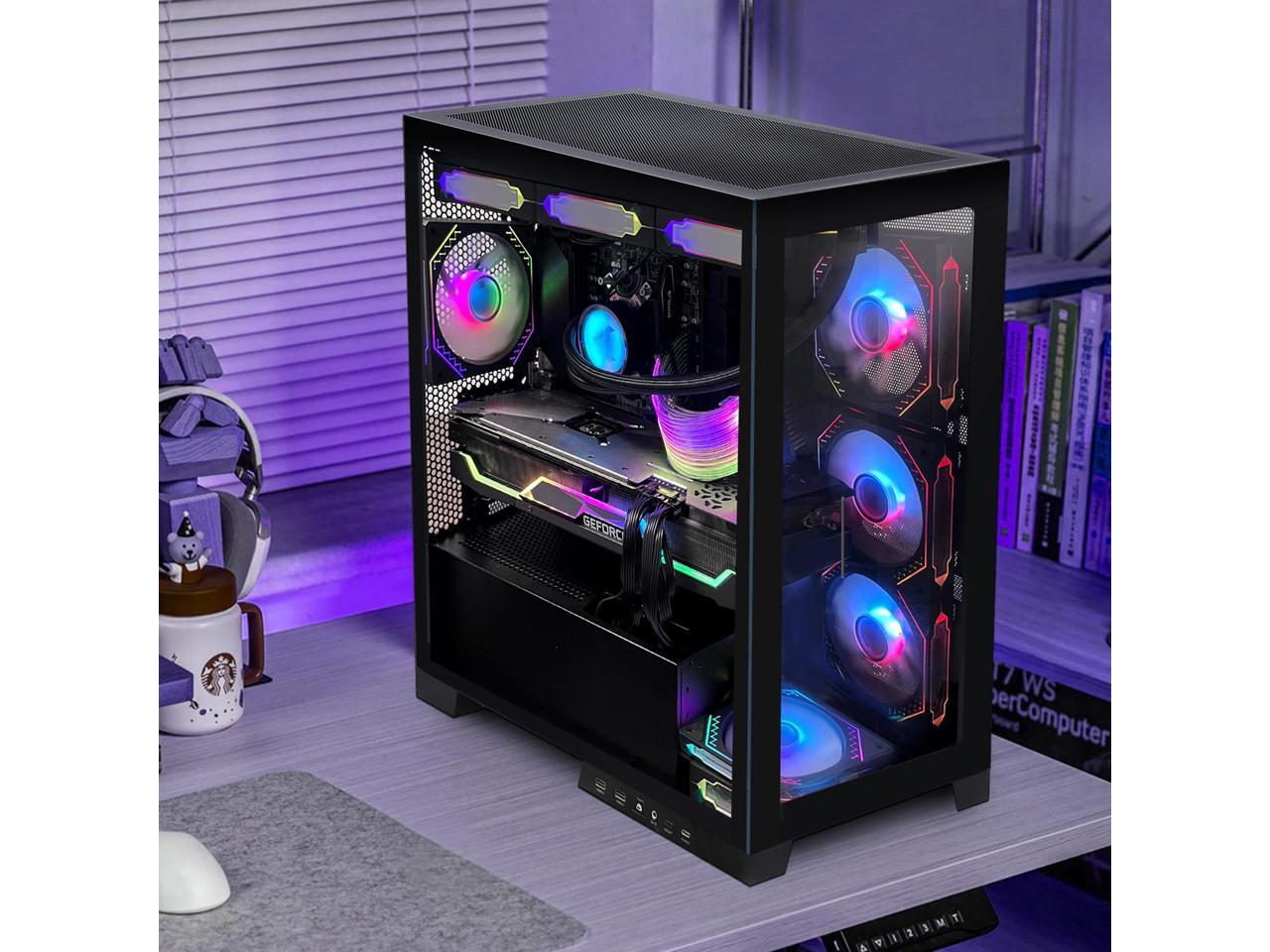 AMD Ryzen 7 5700X 3.4 GHz RTX 4060 8G 32GB DDR4 3200 MHz 1TB M.2 +2TB SATA SSD Gaming Desktop U3475