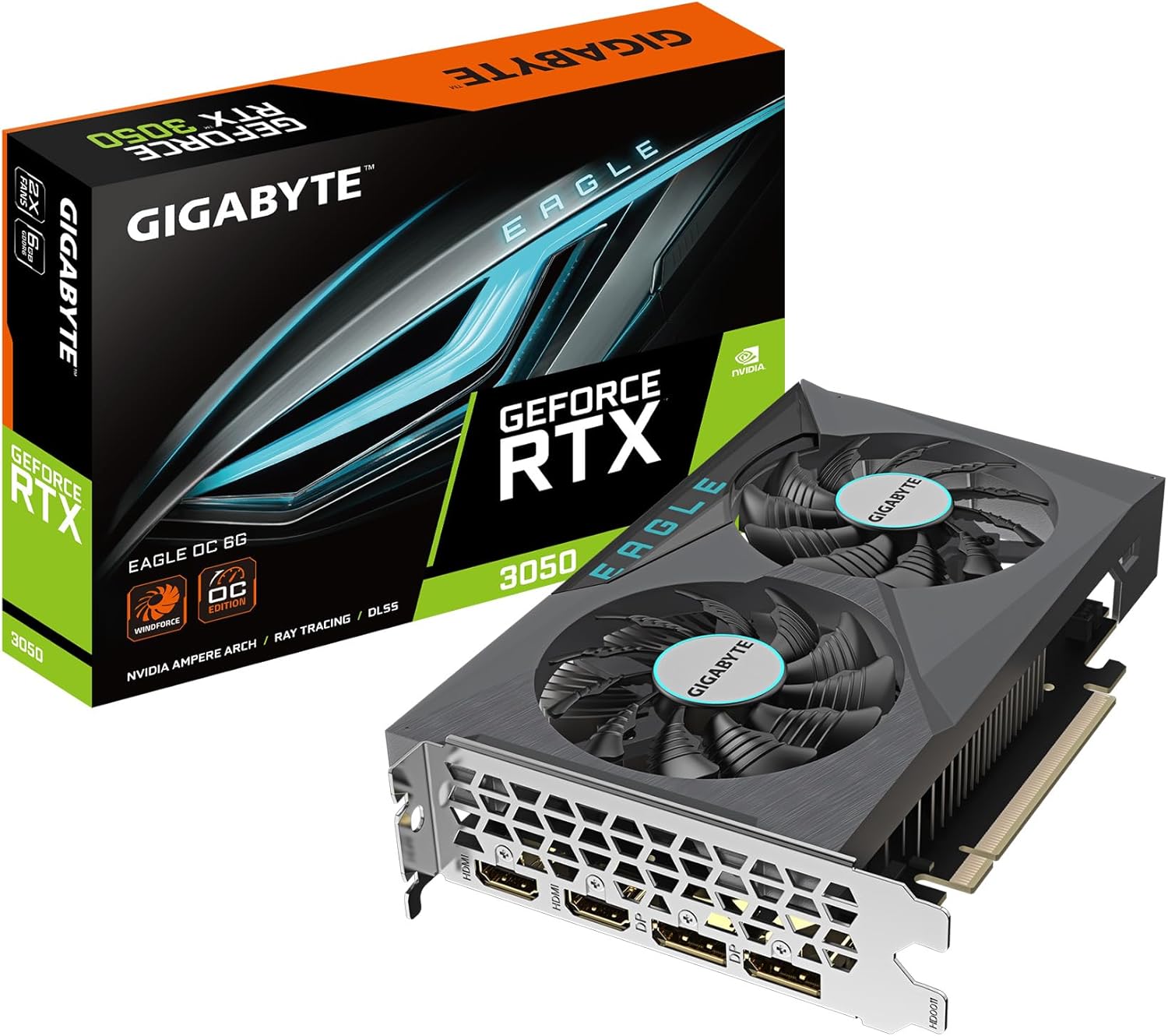 GeForce RTX 3050 6G Graphics Card, 6GB GDDR6 F68823