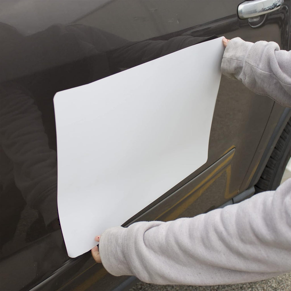 12x9 White Vinyl Car Magnet (10) V234043