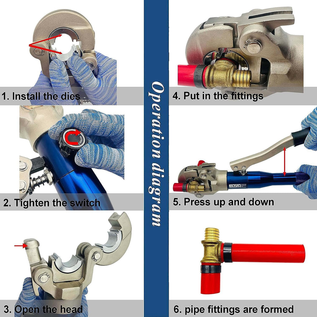 Copper Press Tool Pipe Crimping Tool I9100