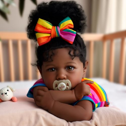 20 Inch Reborn Baby Doll Black Soft Body T279281