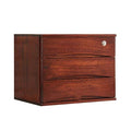 Solid Wood File Cabinet with Lock X188744
