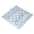 33 Pc Glass Chess Set L50537