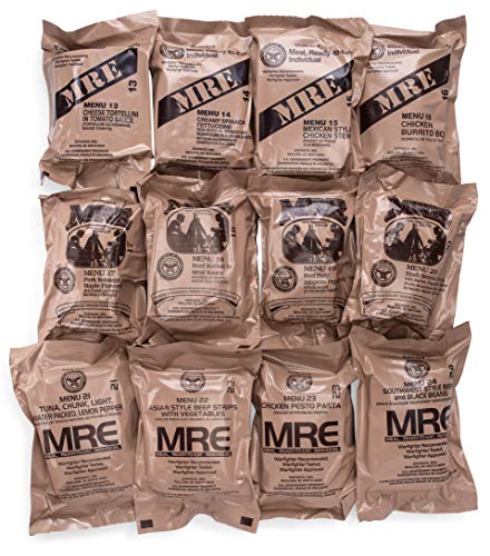 24ct US Military Surplus MRE Meals Ready to Eat Case Bundle Y43519