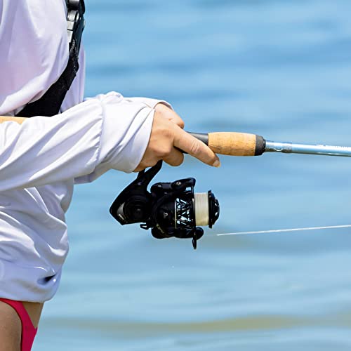 Spinning Reel with 7+1 Stainless Steel Ball Bearings, Aluminum Spool T871