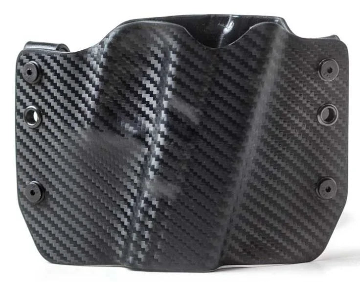 Black Carbon Fiber OWB Kydex Gun Holster D951