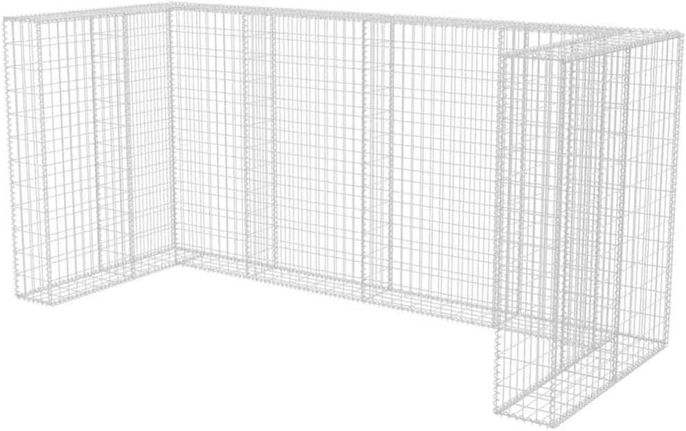 Steel Garbage Can Storage for Outdoor A979618