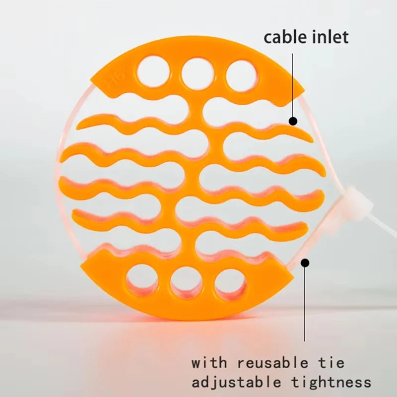 Cable Organizing Tool with Hook and Loop Fastener O866