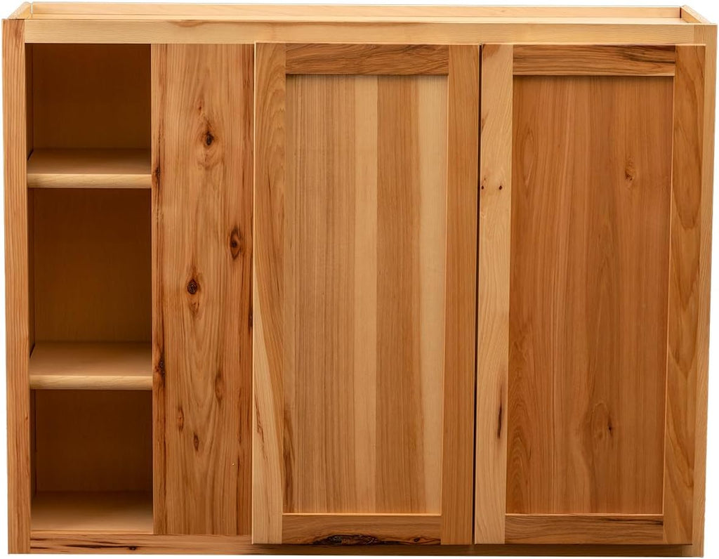 Rustic Hickory 12''D x 39''W x 36''H Wall Kitchen Cabinets B5225