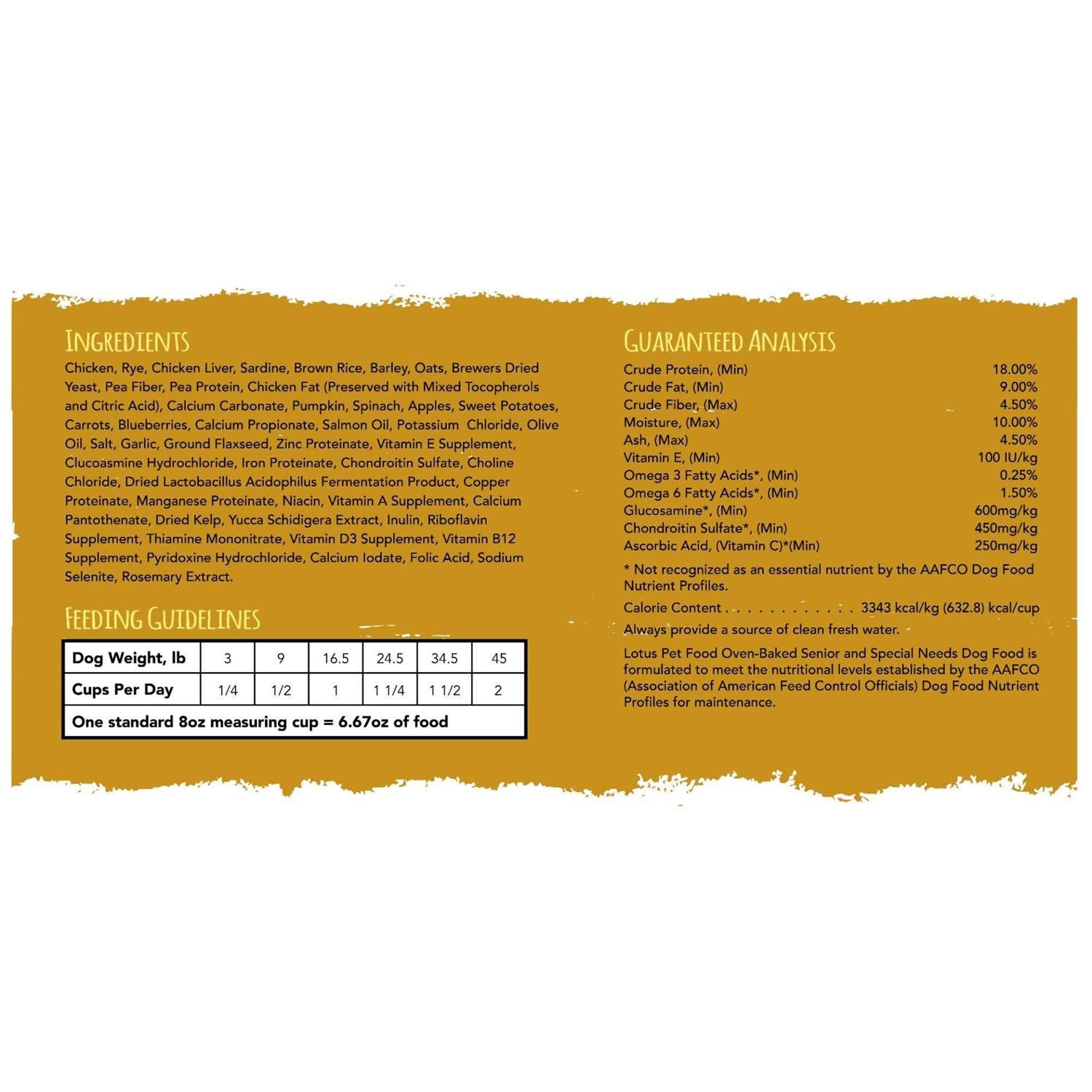Dry Senior Dog Food M544741