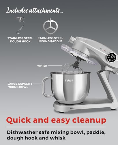 7.4-Qt 10-Speed Stainless Steel Electric Mixer F71583