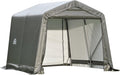 Grey 10'x12'x8' Peak Style Shelter C1414