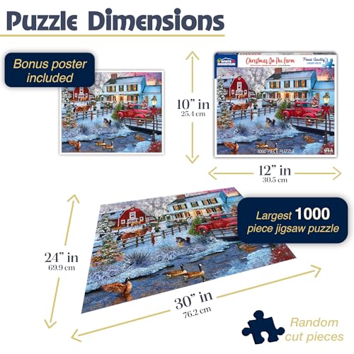 1000 Piece Jigsaw Puzzle 24"x30" K244