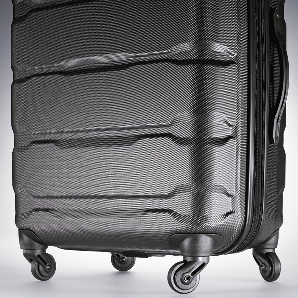 Black Hardside Spinner 2-Piece Luggage Set 24 Inch and 20 Inch E31014
