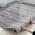 Grey 17.72" x 118" Self-Adhesive Vinyl Flooring Roll Y29741
