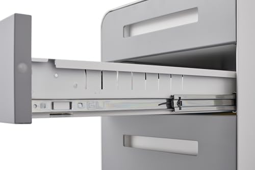 Black 3 Drawer Mobile File Cabinet Z7677