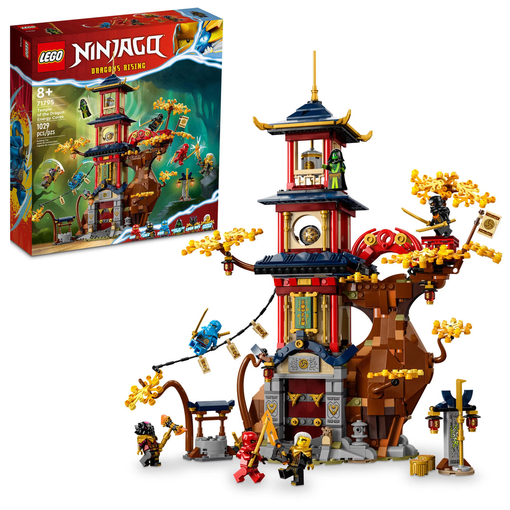 Temple of the Dragon Energy Cores Building Toy with 6 Minifigures T923